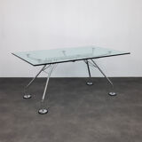 Nomos Table / Desk by Norman Foster for Tecno, Italy