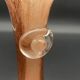 Vintage blown glass soliflore vase with applied decoration.