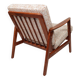 Fauteuil Scandinave Vintage Avec Coussins Rembourrés Bouclè Design Mid Century