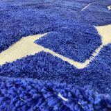 Moroccan rug, blue, 150/250cm