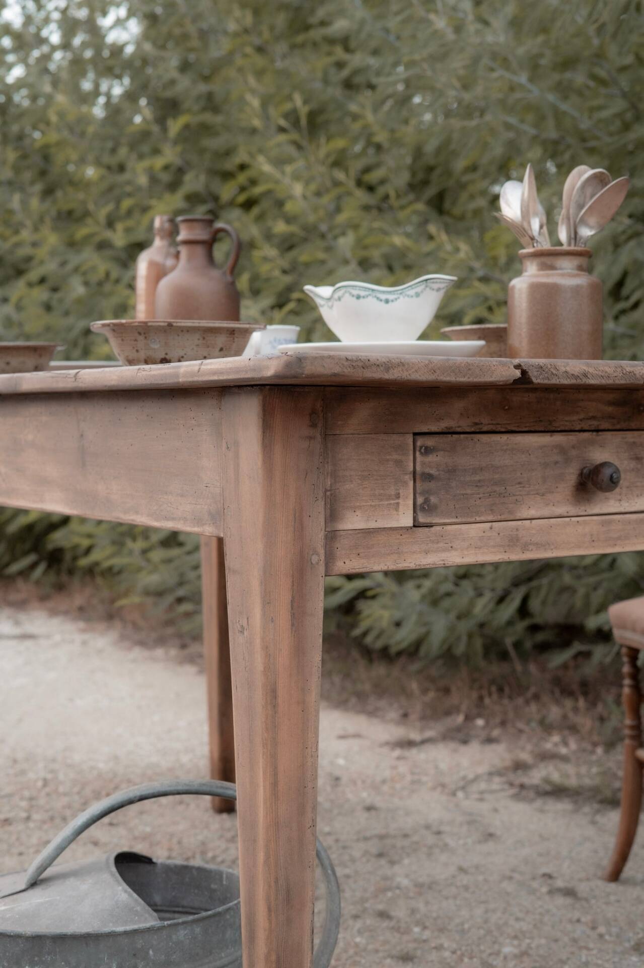 Renovated old farmhouse table