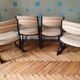 Seventies sled chairs
