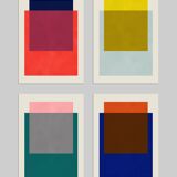 4 contemporary geometric arts