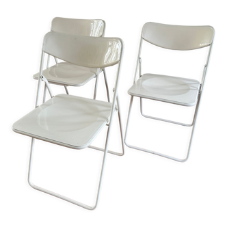 Set de 3 chaises pliante Ted vintage par Niels Gammelgaard
