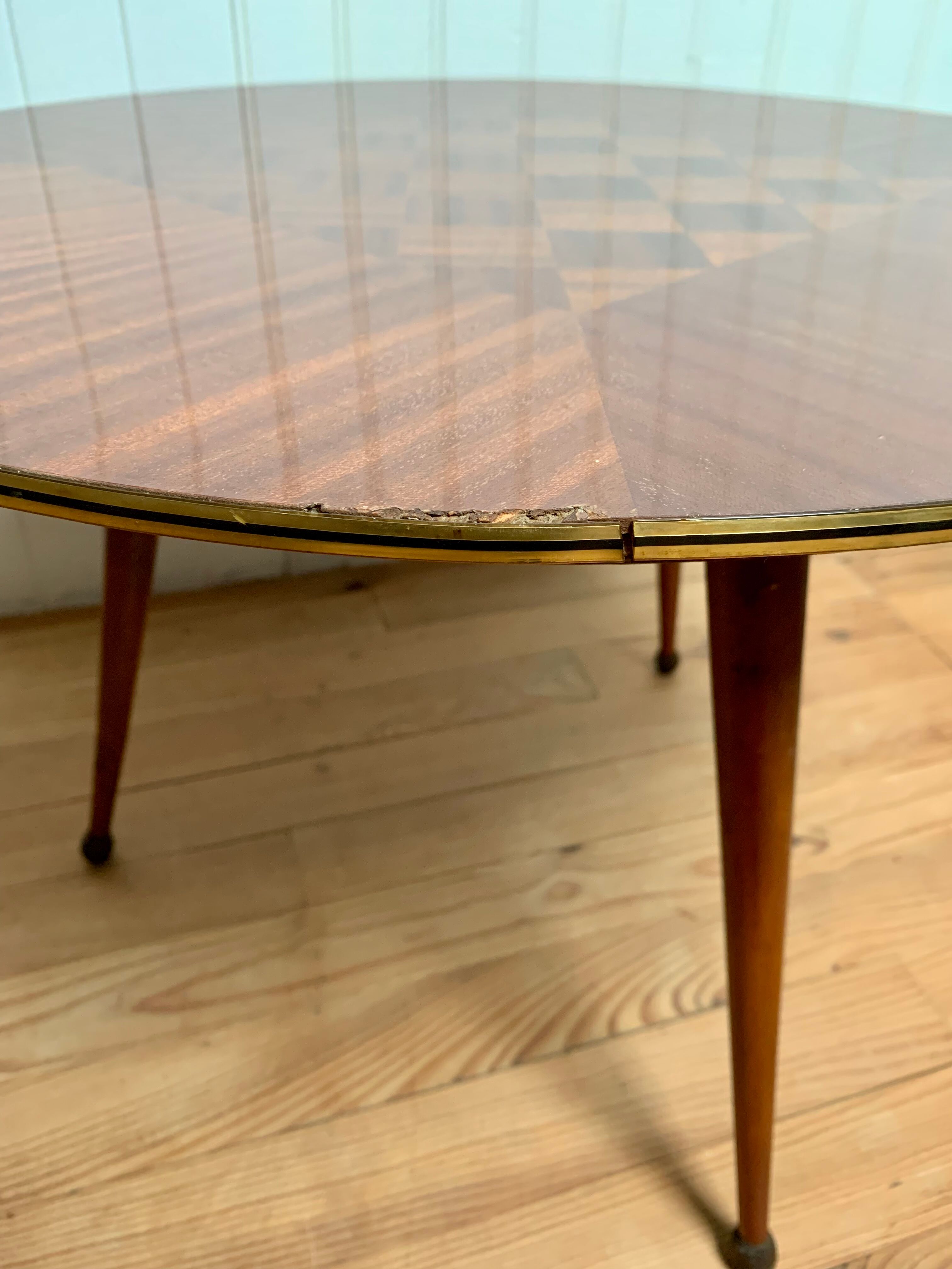 Vintage tripod coffee table