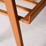 1950s/60s Scandinavian vintage bicolor teak nightstand
