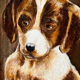 Willy van Buyten (born 1935-). Painting "Surprise". Oil on canvas.