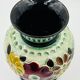 Vase from West Germany with floral design.