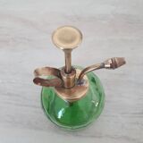 Ancien vaporisateur en laiton et verre