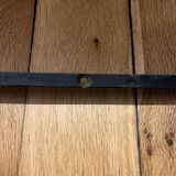 Wrought iron and marble console