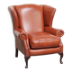 English Chesterfield Wingback English Chesterfield Whair in Cowhide Leather