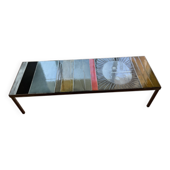 Table basse soleil Roger capron