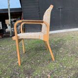4 Alvar Aalto model 45 armchairs