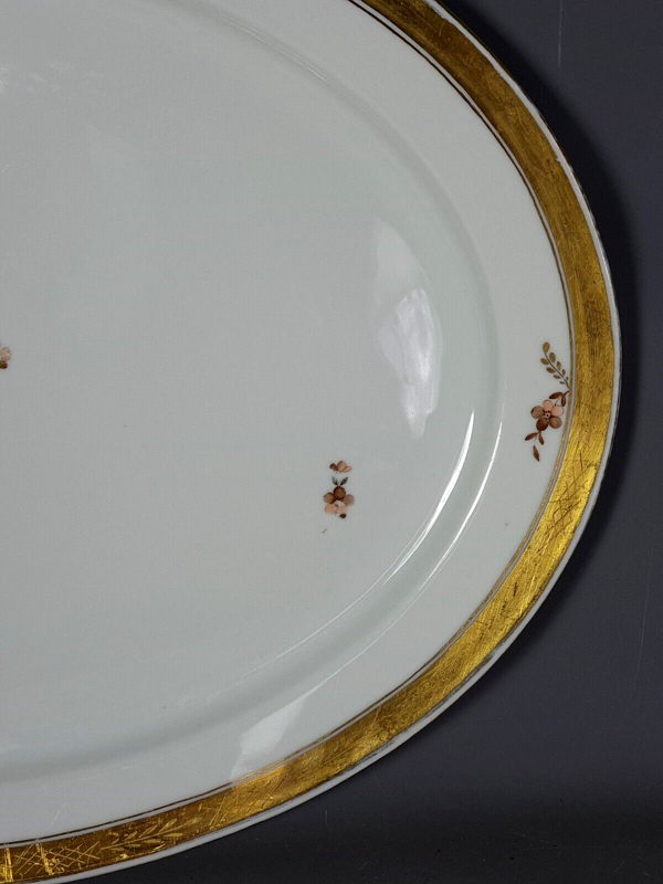 Plat porcelaine Royal Copenhague vers 1920-1935 48x36 cm SB2