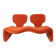 Two-seater bench "Djinn" by Olivier Mourgue for Airborne, 1965
