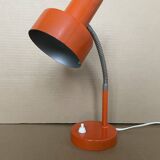 Orange metal lamp from the 60s