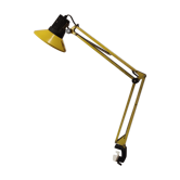 Lampe articulée d'architecte design vintage italien années 60 jaune