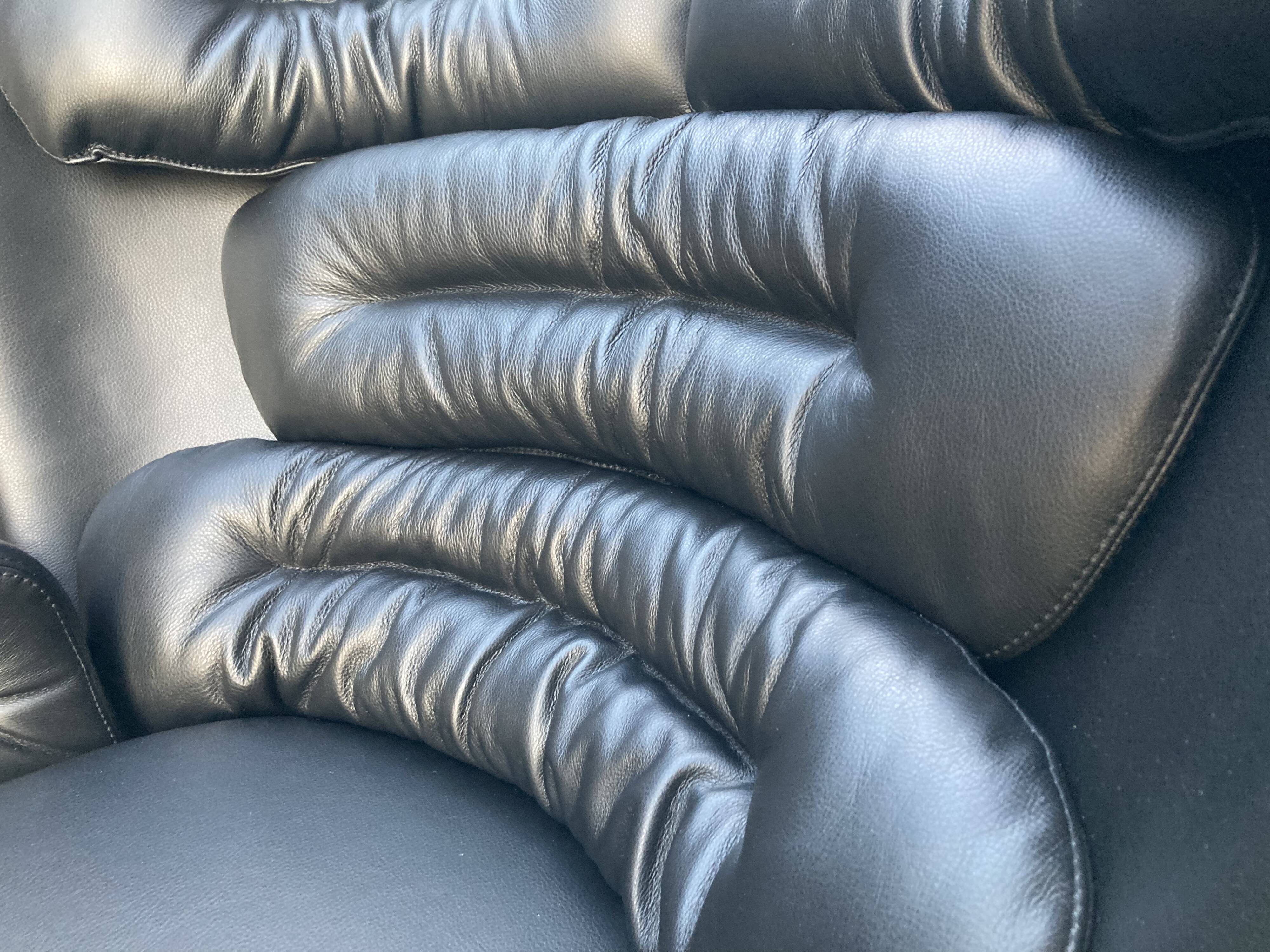 Joe Colombo Elda design armchair, Longhi edition