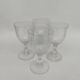 4 large crystal glasses by Baccarat, model Scales, from around 1920.