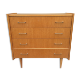 Vintage chest of drawers 4 drawers feet tapered