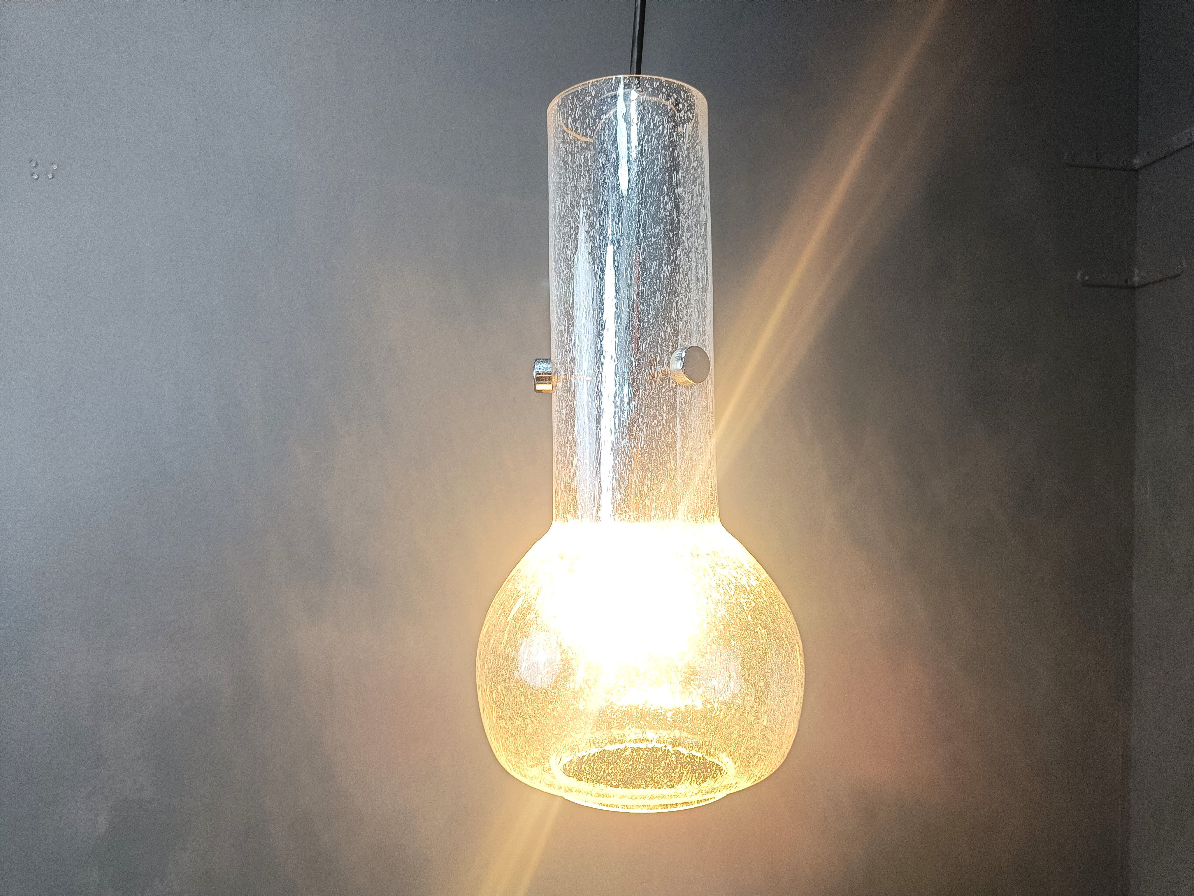 Vintage Murano glass pendant light, 1970s