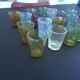 20 verres biot en verre souffle