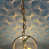 Lustre lanterne laiton