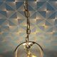 Lustre lanterne laiton