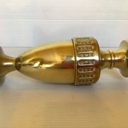 Pair of brass vases
