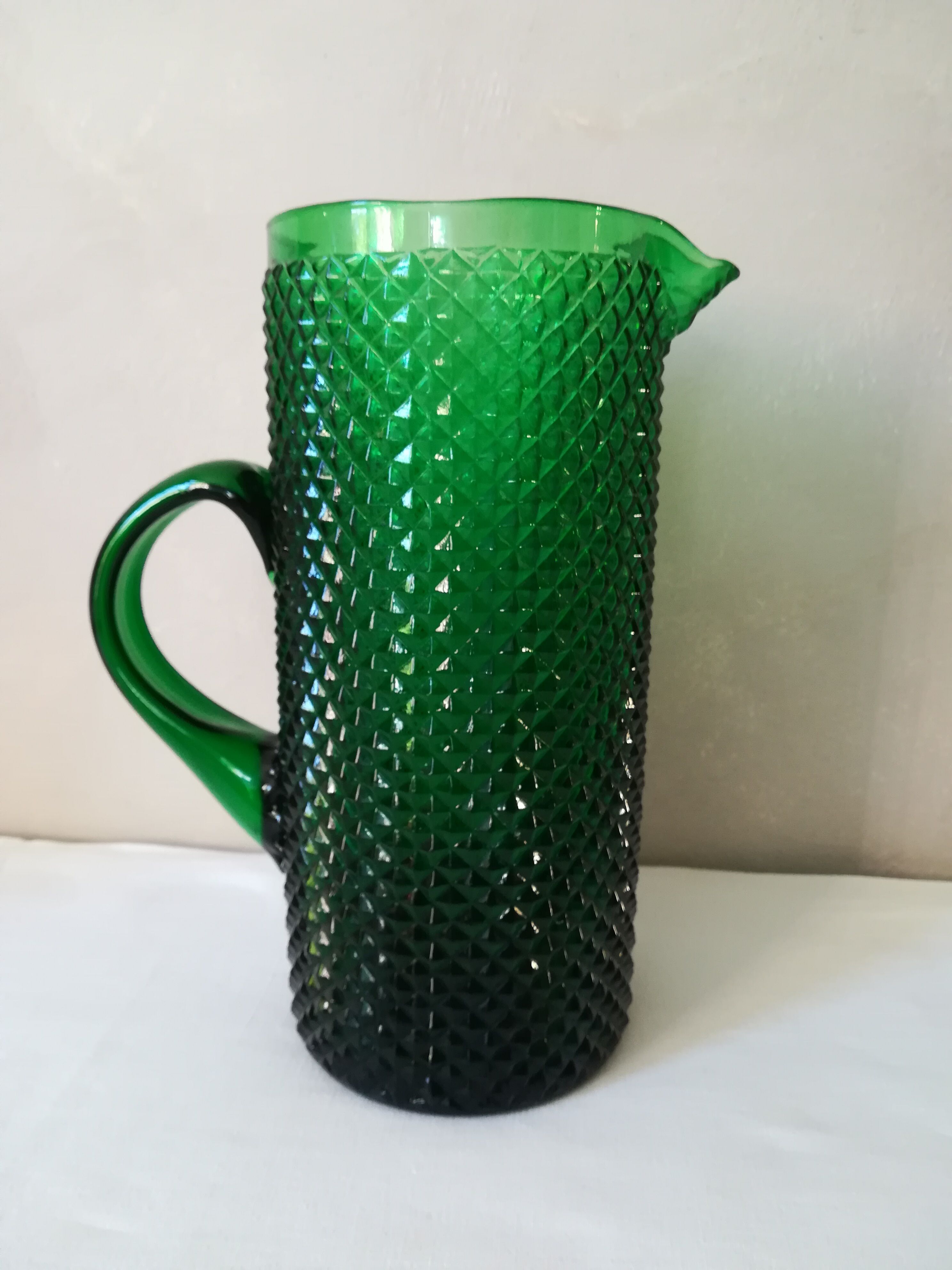 Carafe pointes de diamants Empoli