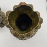 Paire de vase en barbotine ancien