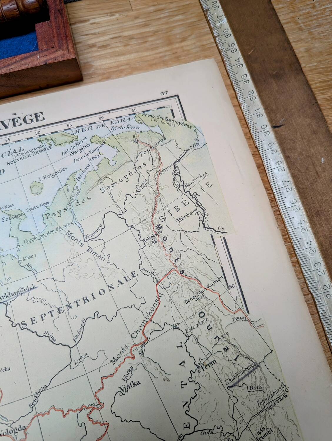 Printed in 1900, map of Russia, Sweden and Norway.