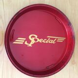 Advertising metal tray