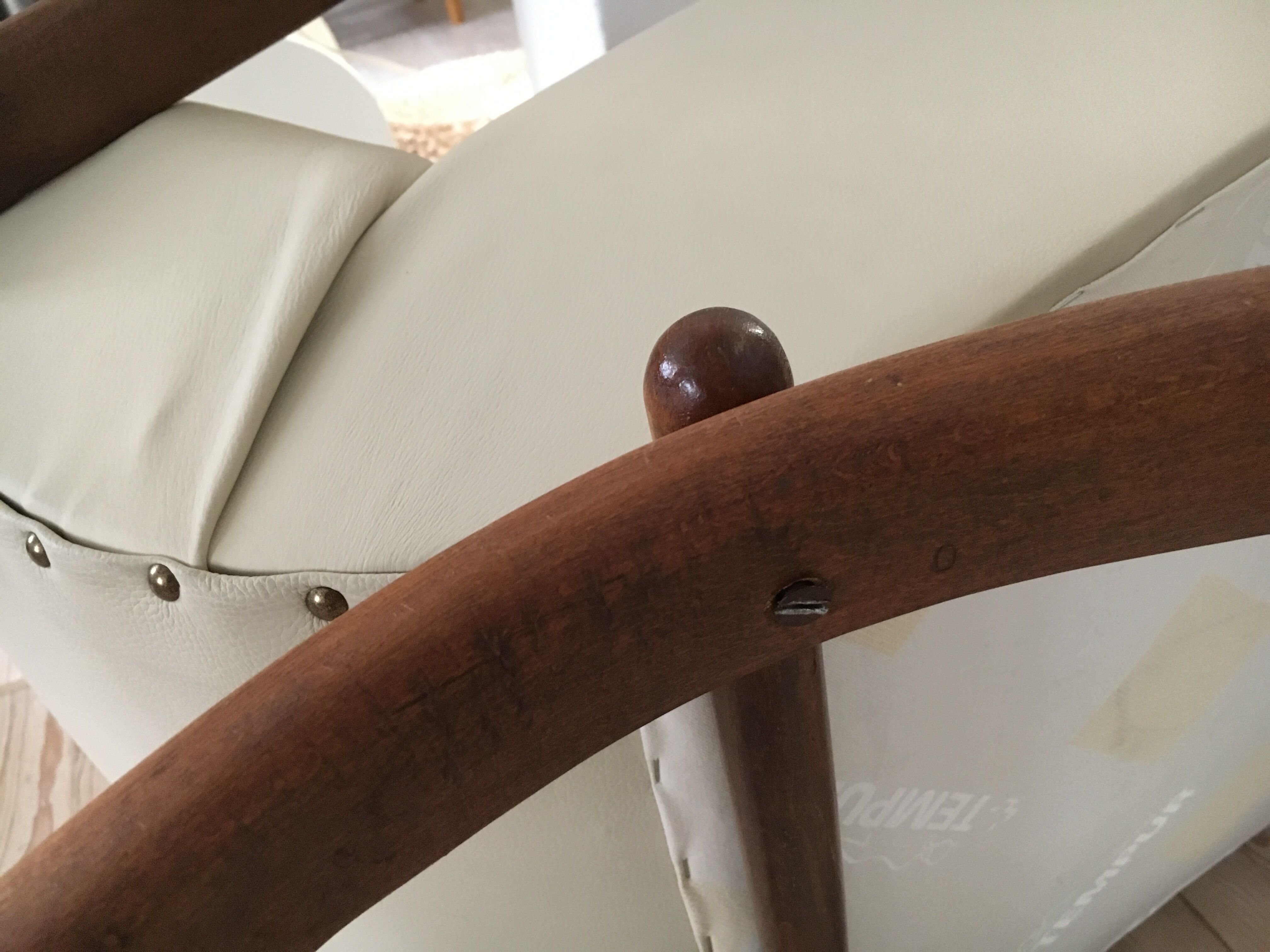 Pair of armchairs of Jindrich Halabala 1940-1950