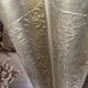 Antique repoussé brass umbrella stand