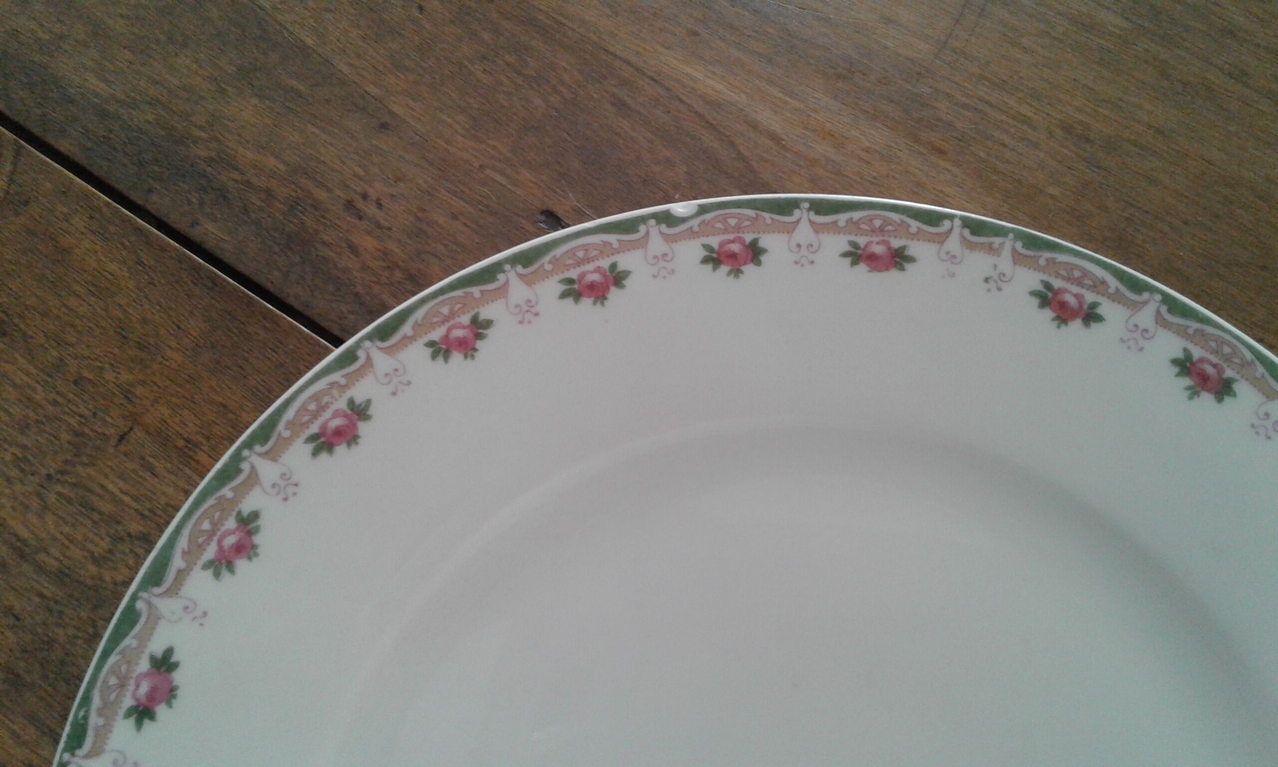 10 Limoges porcelain flat plates