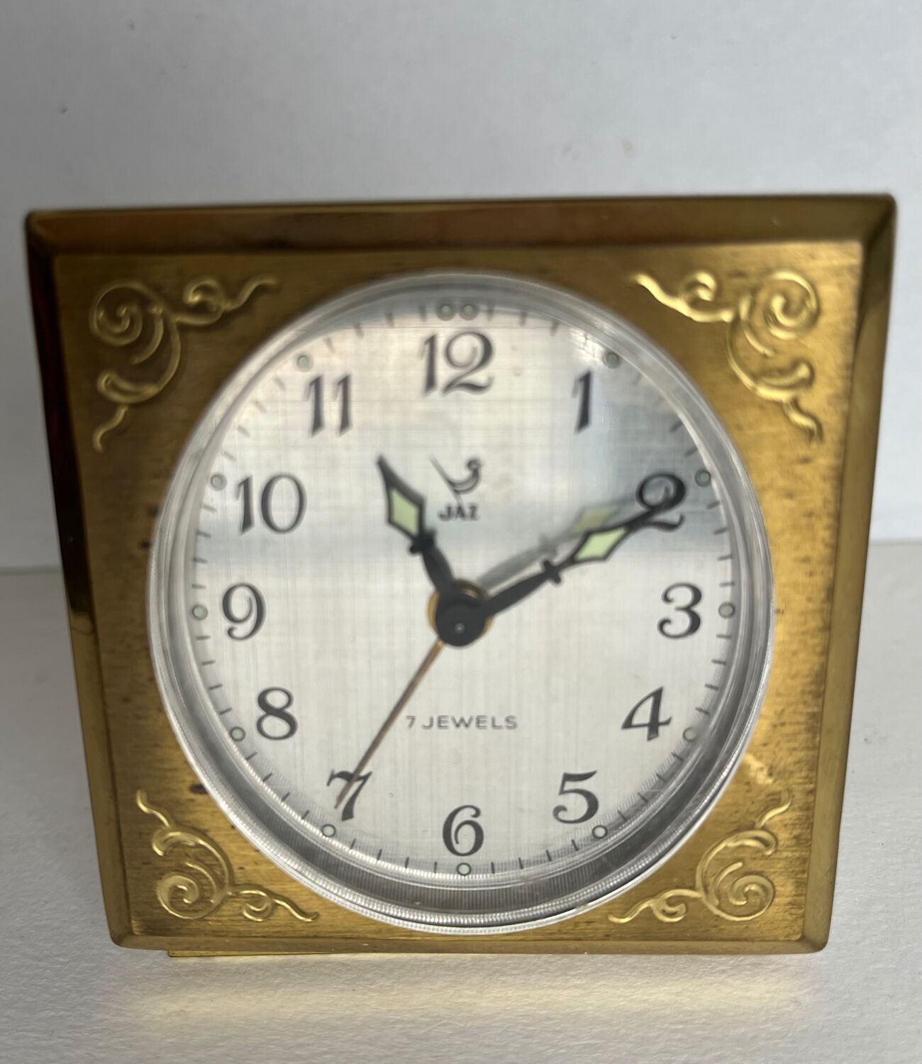 Old travel alarm clock