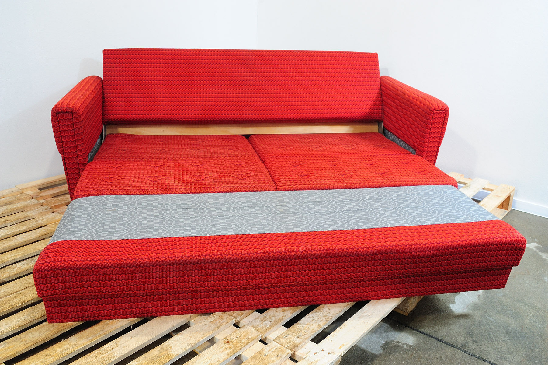 Ensemble de salon vintage bloc de l’Est, Tchécoslovaquie, années 1970