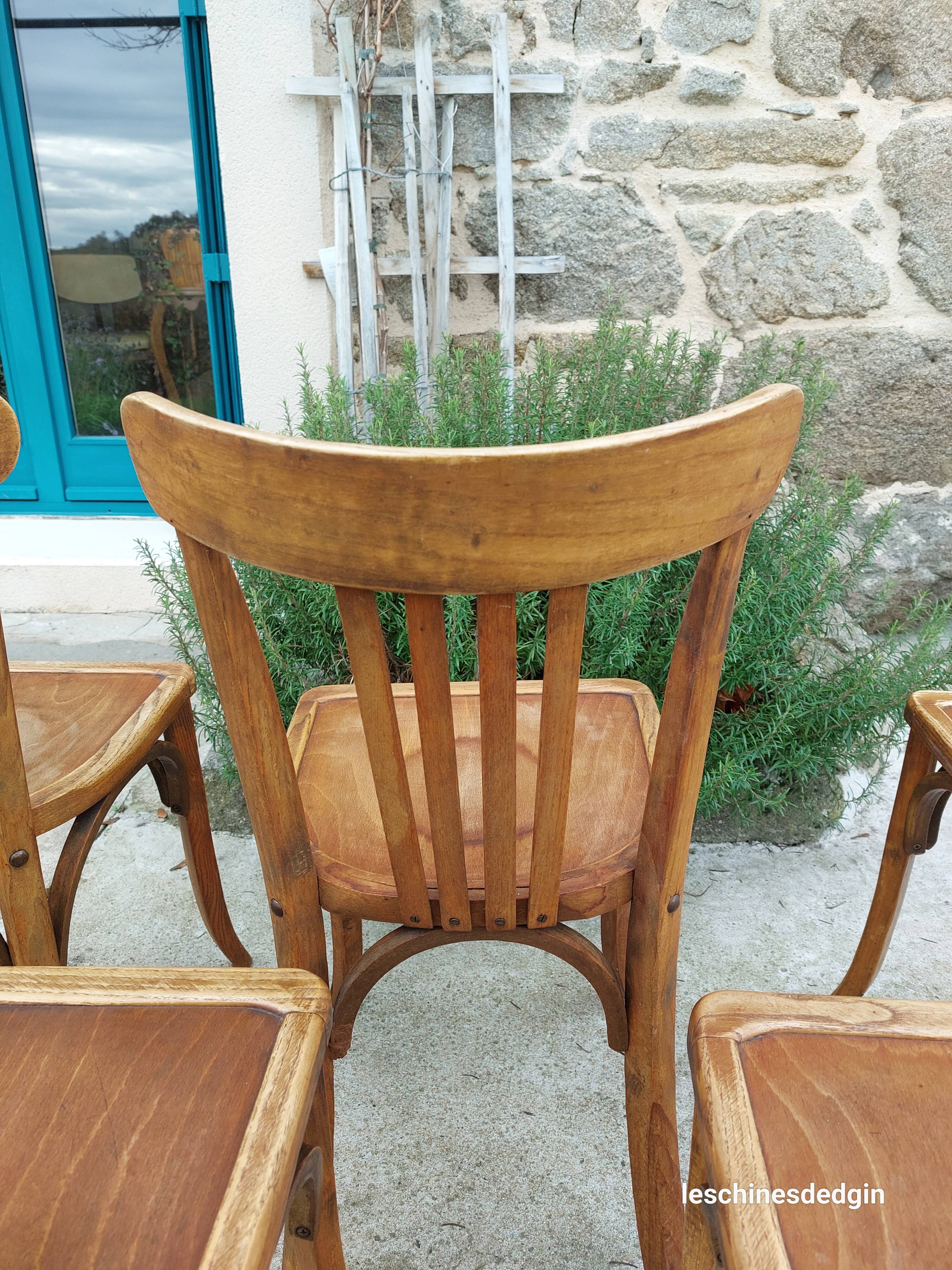 6 Luterma bistro chairs