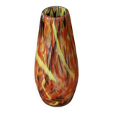 Vase en pate de verre, soufflé