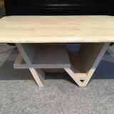 Travertine coffee table