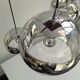 Set de 3 lampes à suspension globe en verre miroir, 1960s