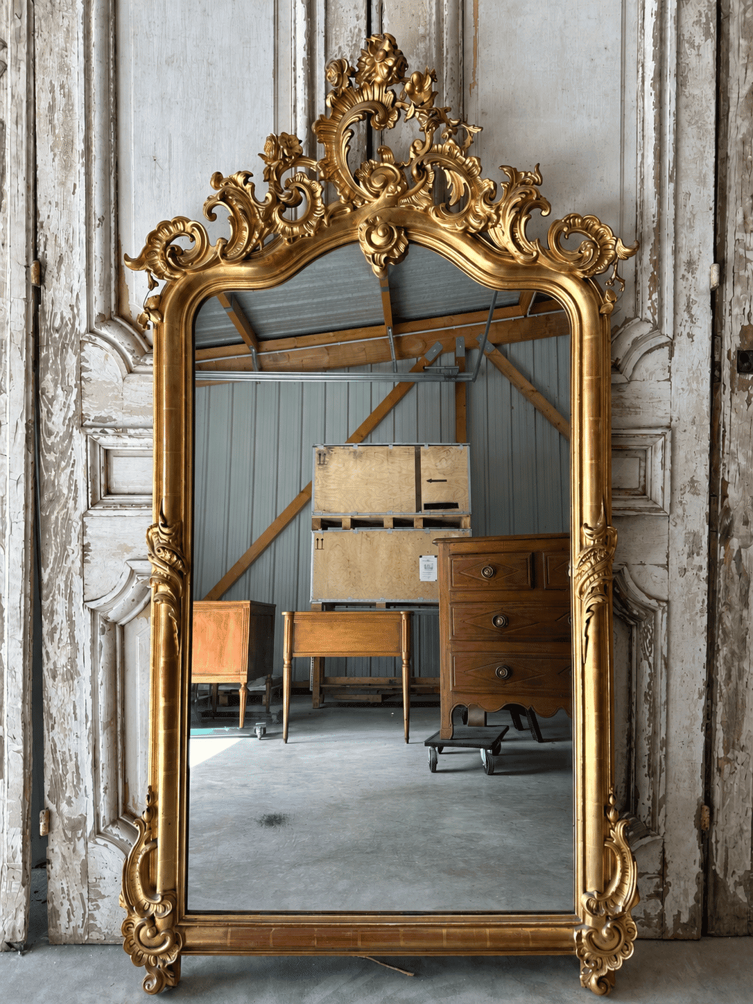 Louis XV style mirror circa 1880