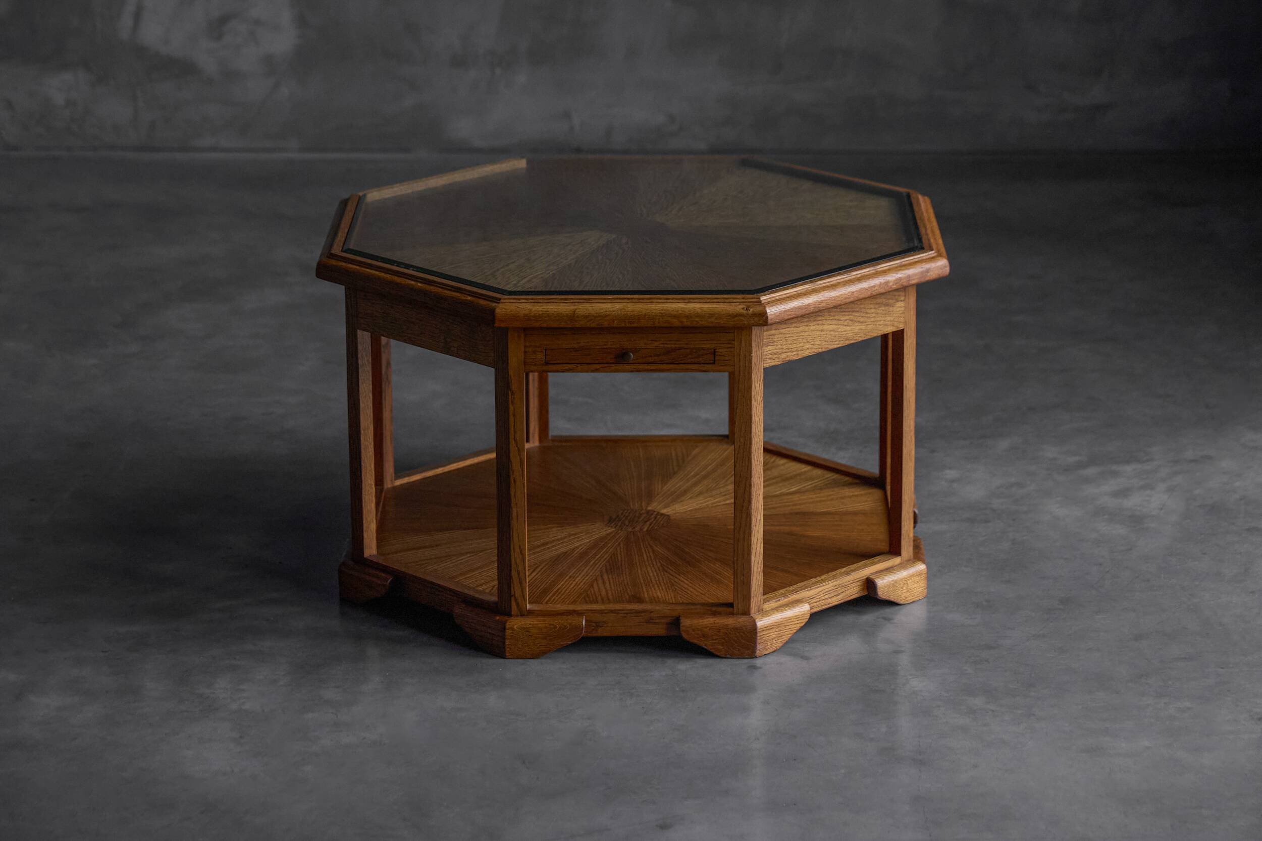 Octagonal Art Deco coffee table, France, 1930s