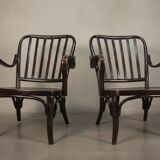 Pair of armchairs No. 752 by Josef Frank for Thonet, 1930s