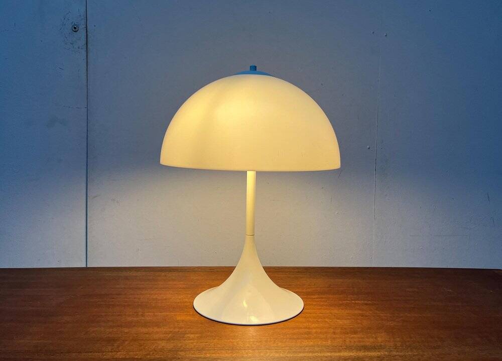 Panthella table lamp in mid-century space age style by Böhmmer Leuchten, Germany.