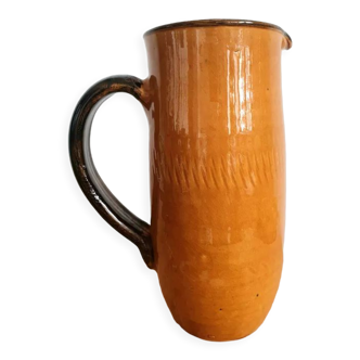 Large vintage Vallauris pitcher vase
