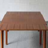 Extendable square dining table by Vejle Stole Møbelfabrik, Denmark 1960’s