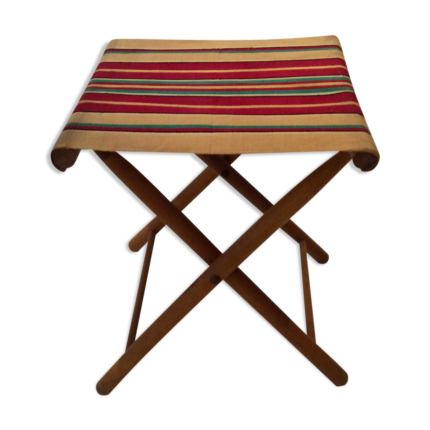 Folding vintage stool