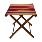 Folding vintage stool